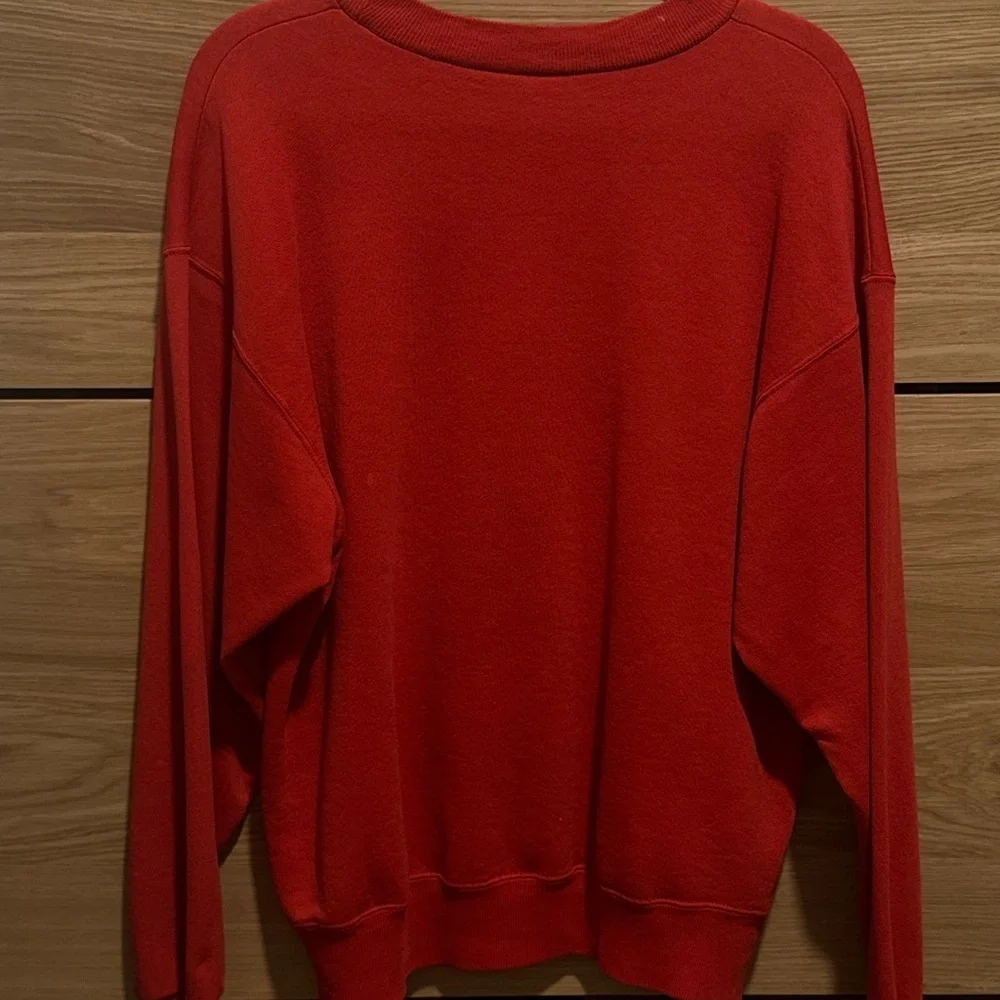 Rare Vintage 1993 Chicago Blackhawks Crewneck Sweatshirt Team Hanes NHL USA Made
